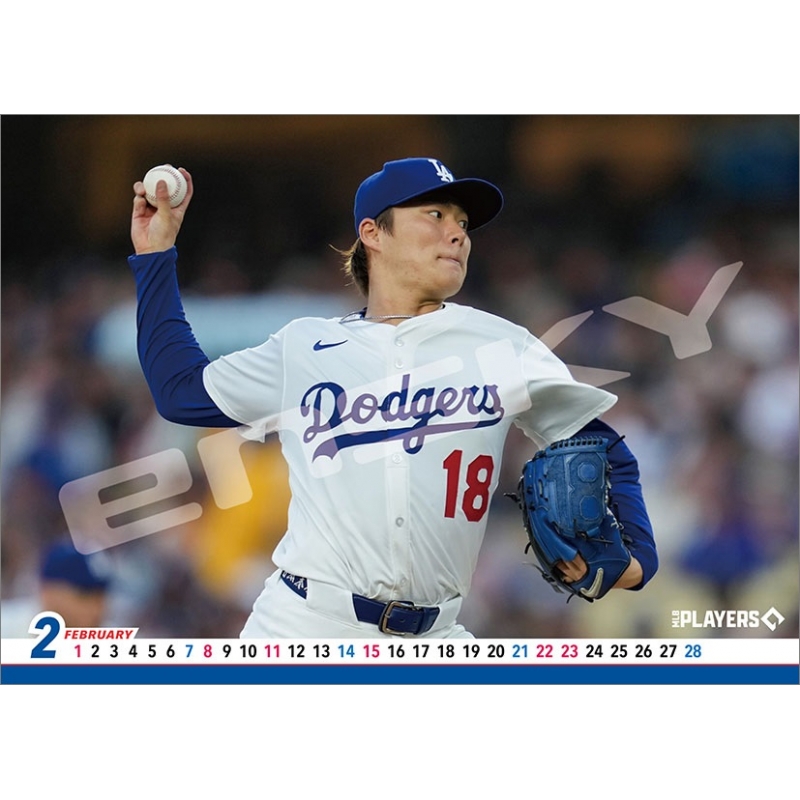 ドジャース / 2026年卓上カレンダー : ロサンゼルス ドジャース