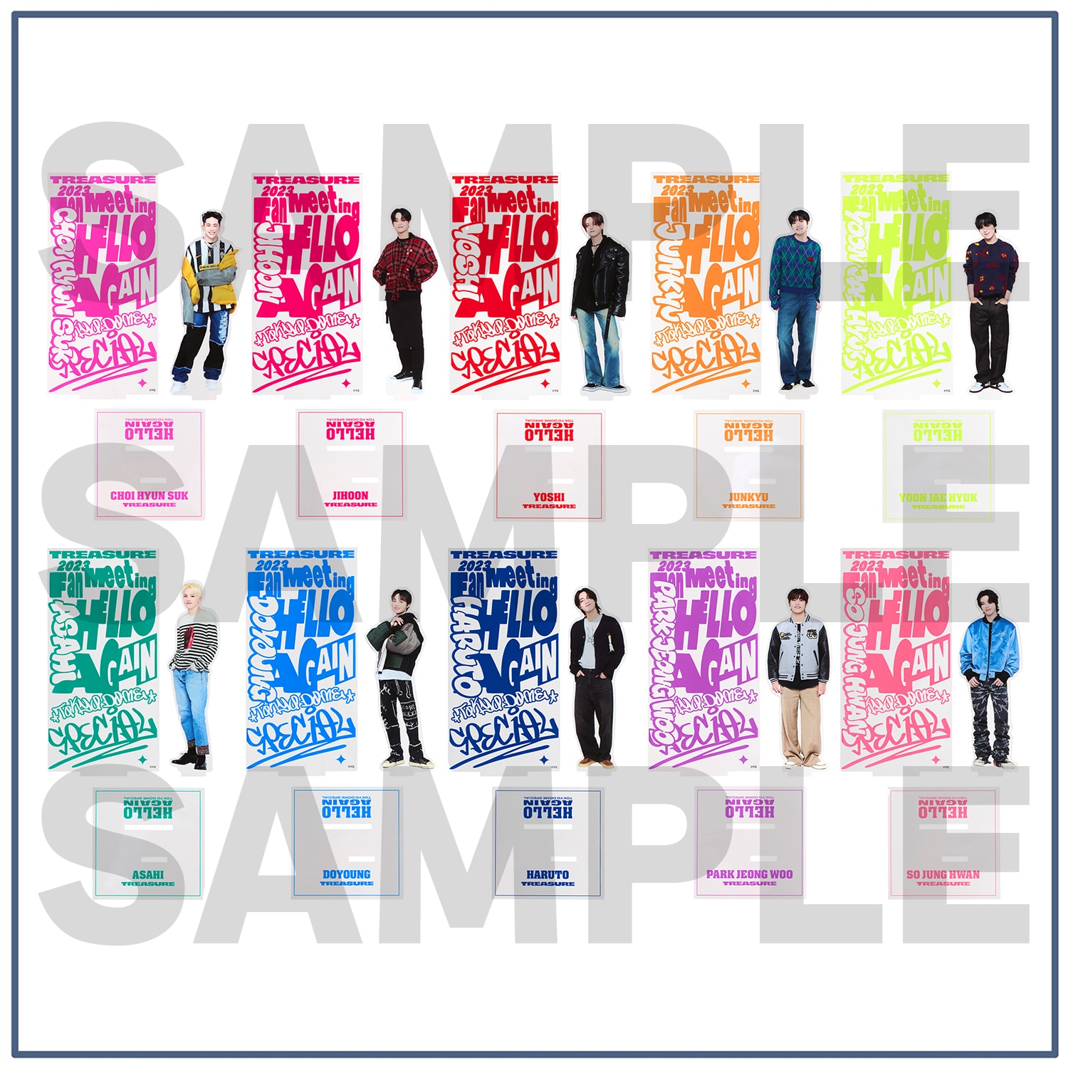 2023 TREASURE FAN MEETING ~HELLO AGAIN~ TOKYO DOME SPECIAL』GOODS