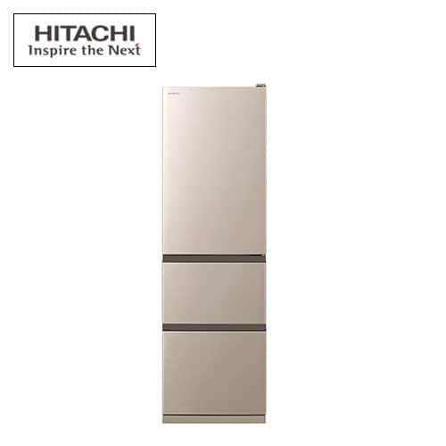 日立 冷蔵庫 【良品】冷蔵庫 315L 右開き シャンパン R-V32RV N 下取り