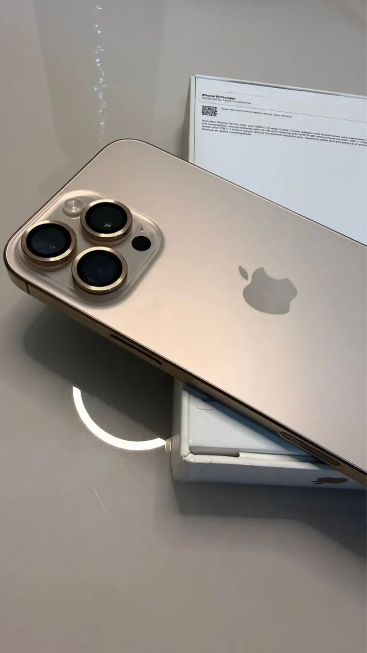 iPhone 16 Pro Max 256GB - Bateria 100% - Completo - Celulares e