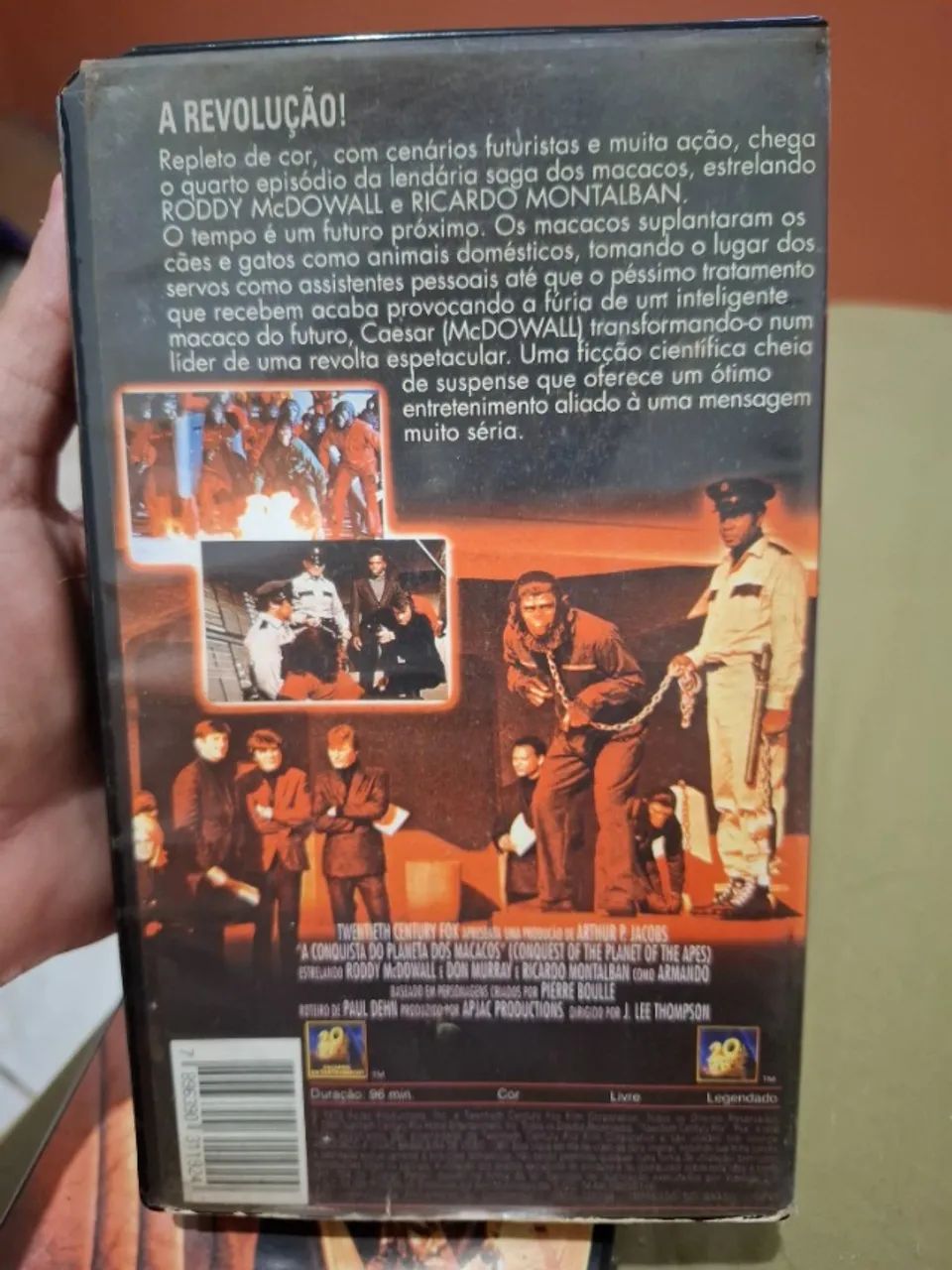 VHS Original Planeta dos Macacos - Conquista e Batalha