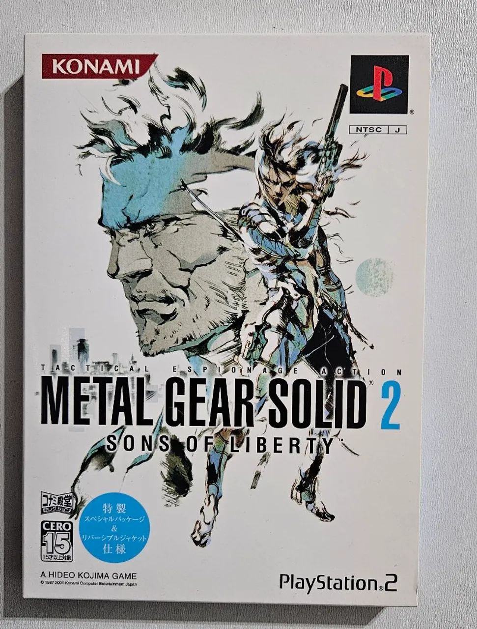 Metal Gear solid 2 Sons Of Liberty Ps2 original Japonês - Jogos de