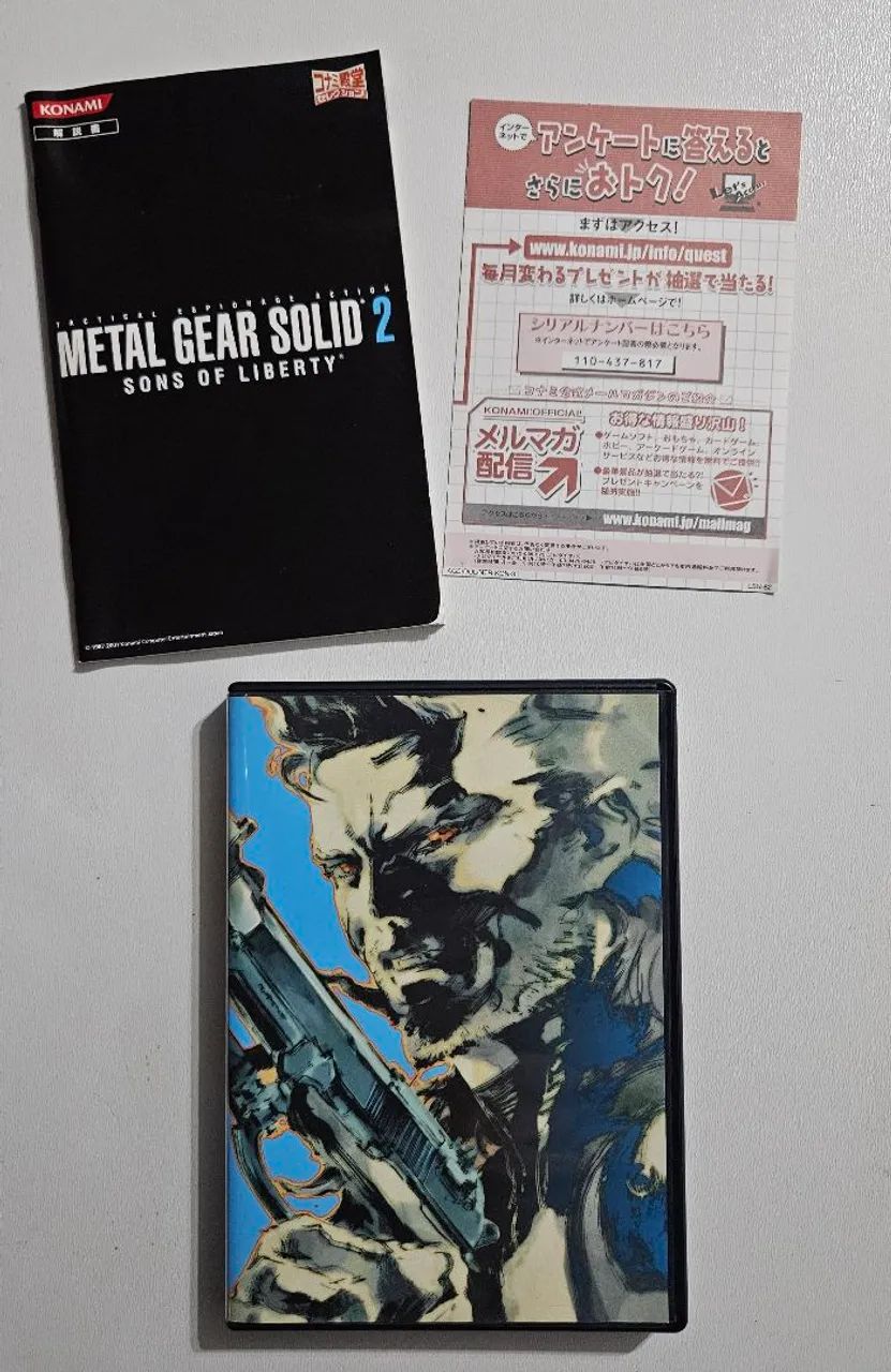 Metal Gear solid 2 Sons Of Liberty Ps2 original Japonês - Jogos de