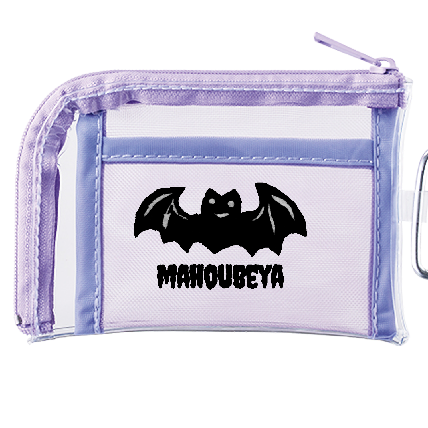 コウモリのカゲッタ☆ピンクメッシュポケットクリアミニポーチの商品