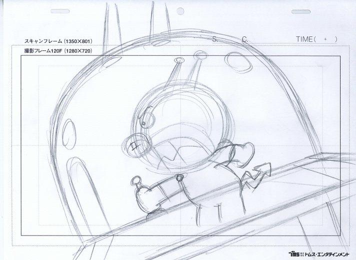 それいけ!アンパンマン ラフ原画