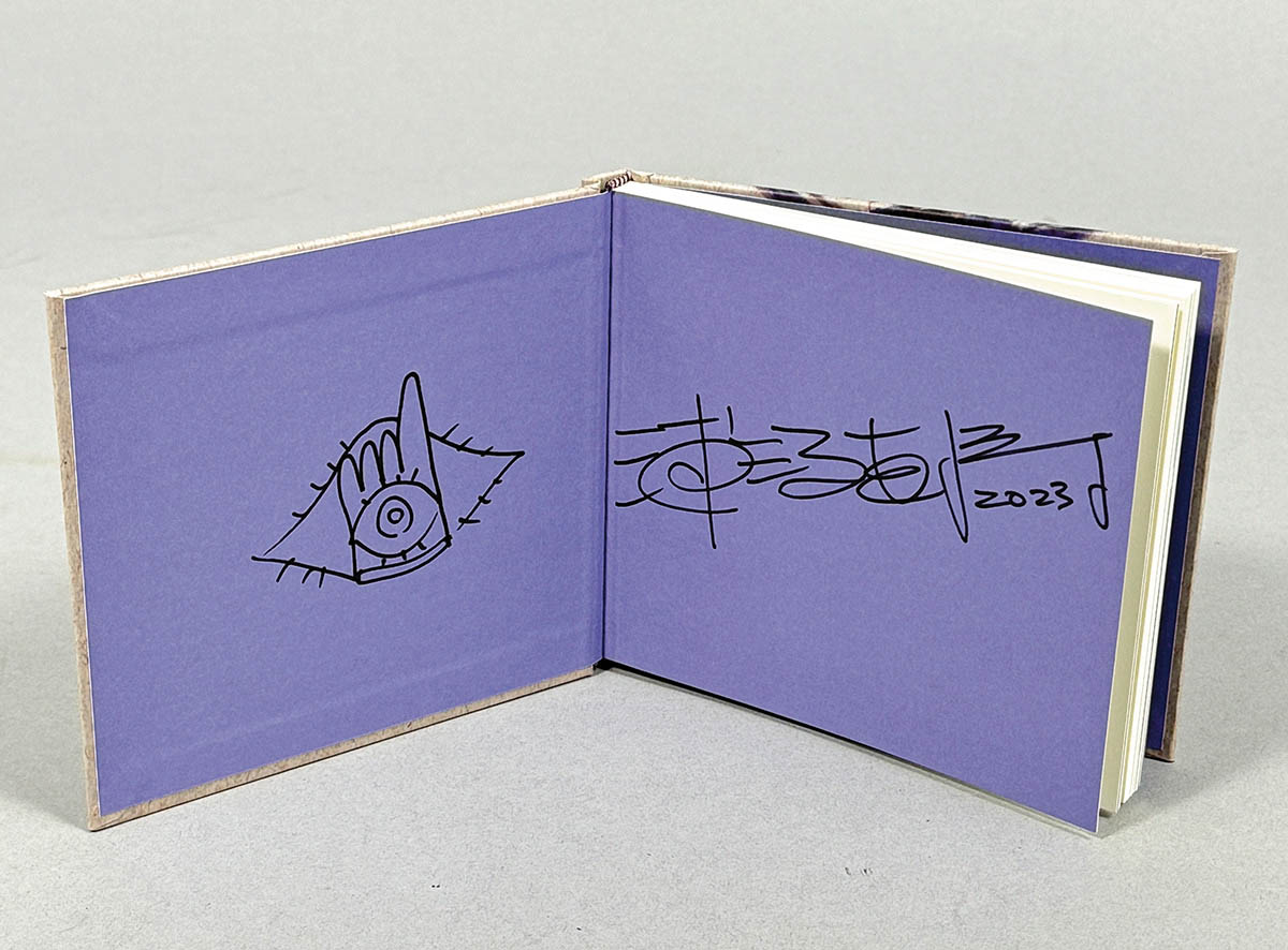 2079] 浦沢直樹 直筆イラストサイン本浦沢直樹『半世紀の男』反省記