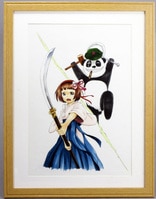 4166] 秋山莉奈 直筆サイン入りカード「仮面ライダーアギト」