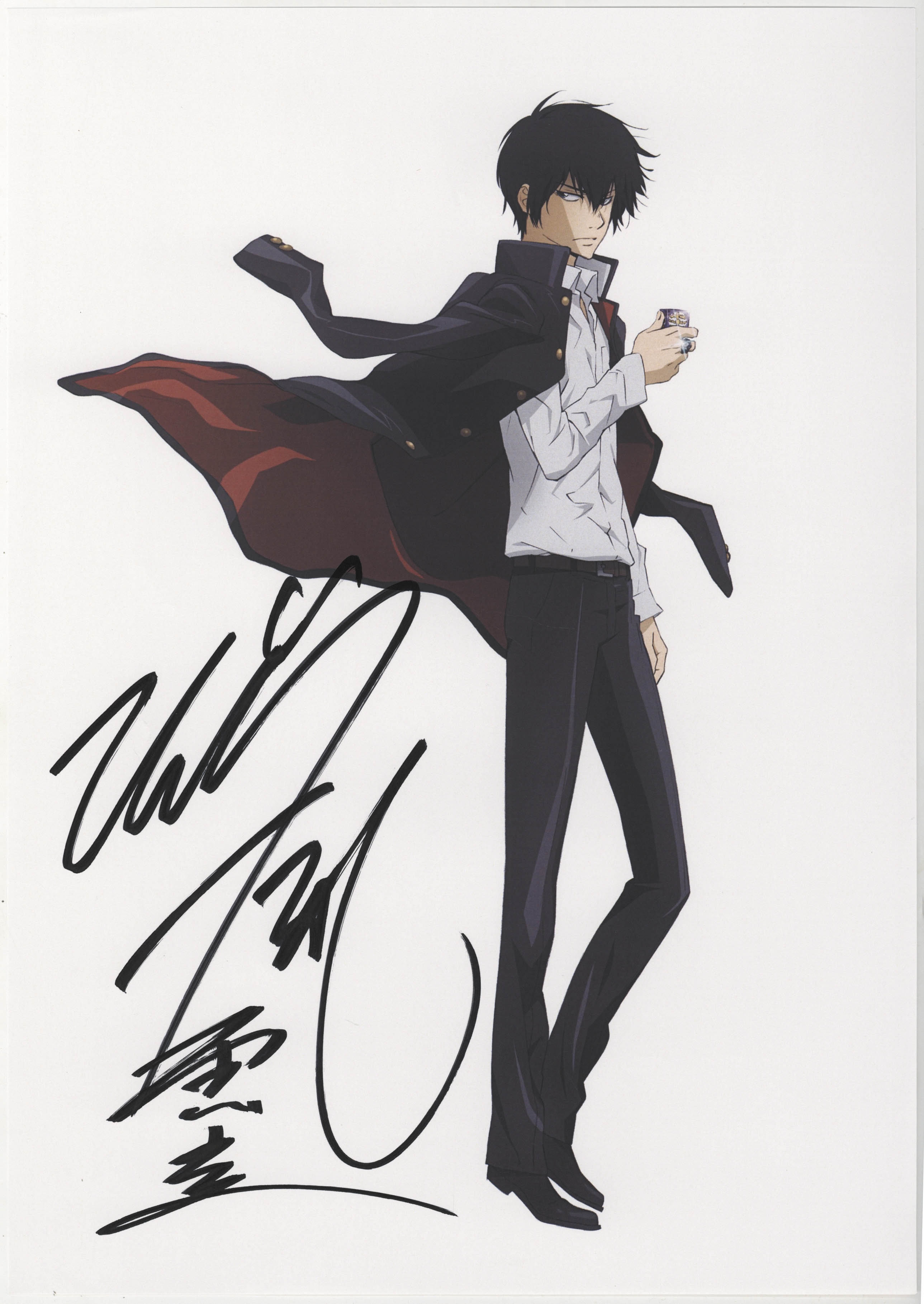 家庭教師ﾋｯﾄﾏﾝREBORN!」声優直筆ｻｲﾝ入りｶﾗｰ複製ｲﾗｽﾄ15枚ｾｯﾄ