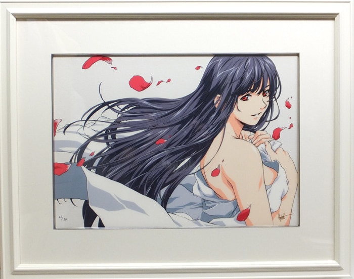 堀部秀郎セル版画[Yours~風に吹かれて~]