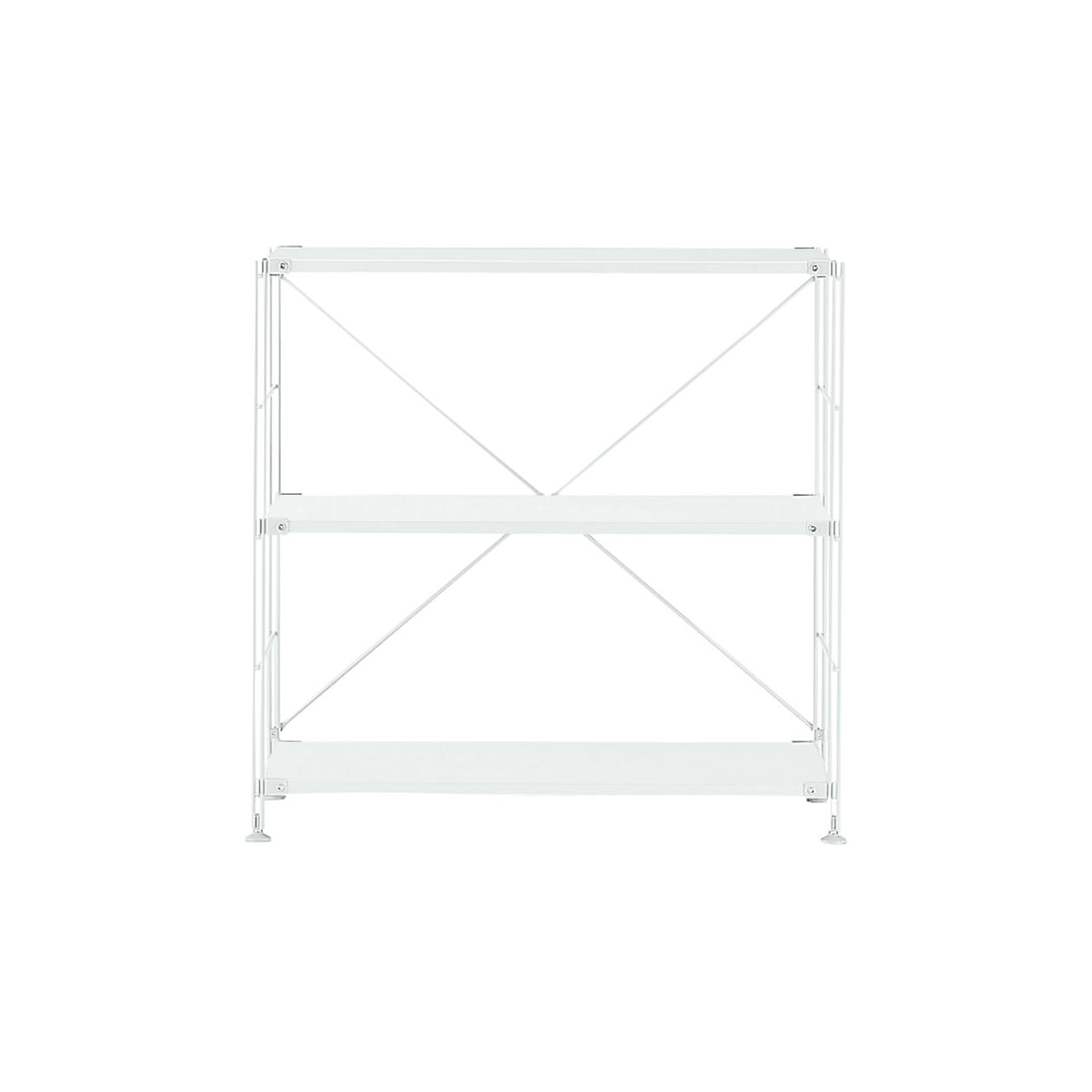 無印良品 スチールユニットシェルフ・スチール棚セット・ワイド小