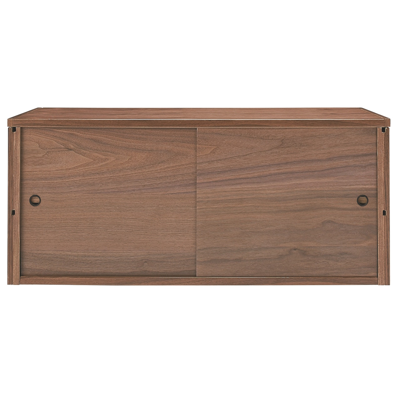 無印良品 スチールユニットシェルフ用・ボックス・木製引き戸