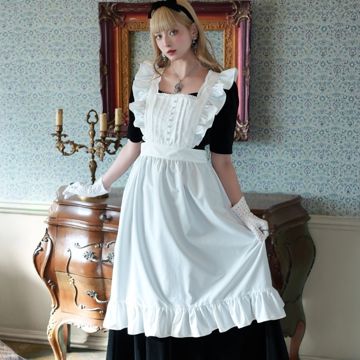 レディース クラシカルフリルエプロン （misa） | しまむら | しまむら