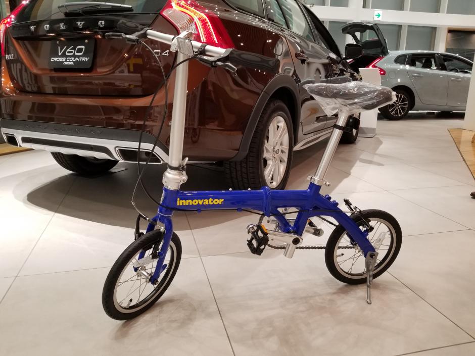 VOLVO × INNOVATOR オリジナル折りたたみ自転車の紹介｜ボルボ・カー