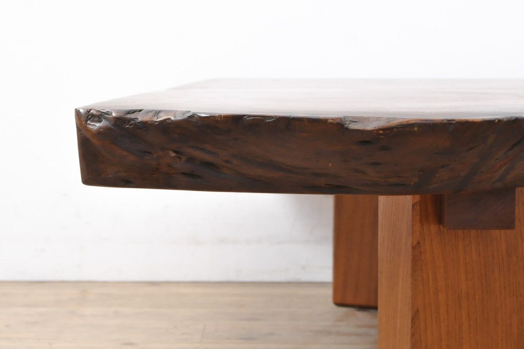 公式】アンティーク家具ラフジュ工房商品詳細ページ中古 美品 分厚い欅