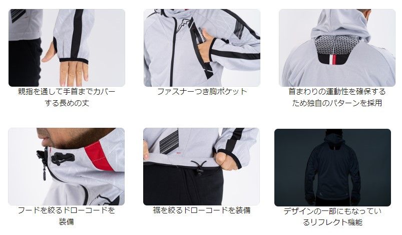 Webike | KUSHITANI クシタニ ミッドパーカー(K-1326-WH-M