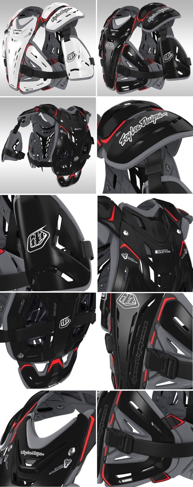 Webike | TROY LEE トロイリー TDV015 BG5955 チェストプロテクター