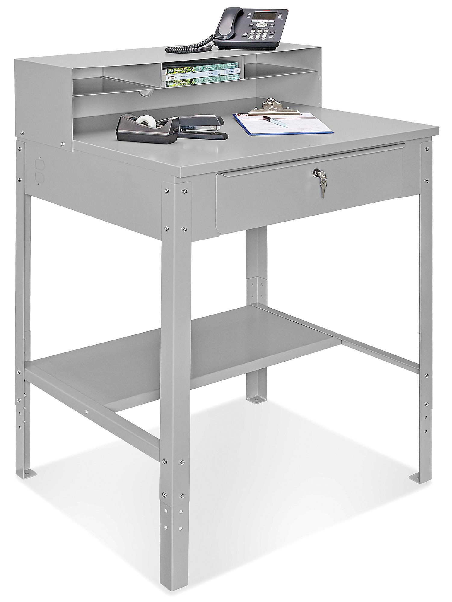 Standard Flat Top Shop Desk H-5527 - ULINE