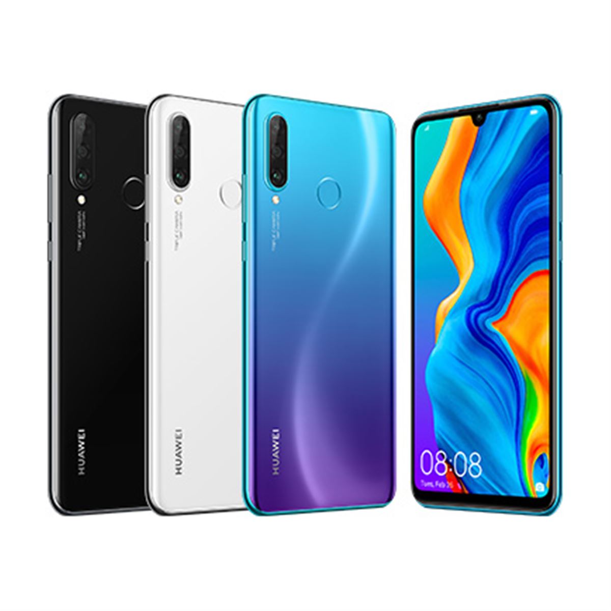 UQ mobile、ファーウェイ製の6.15型「HUAWEI P30 lite」発売日決定