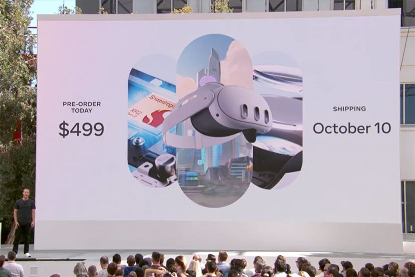 Meta Quest 3」は10月10日発売！ 128GBと512GBの2モデルで価格は74,800