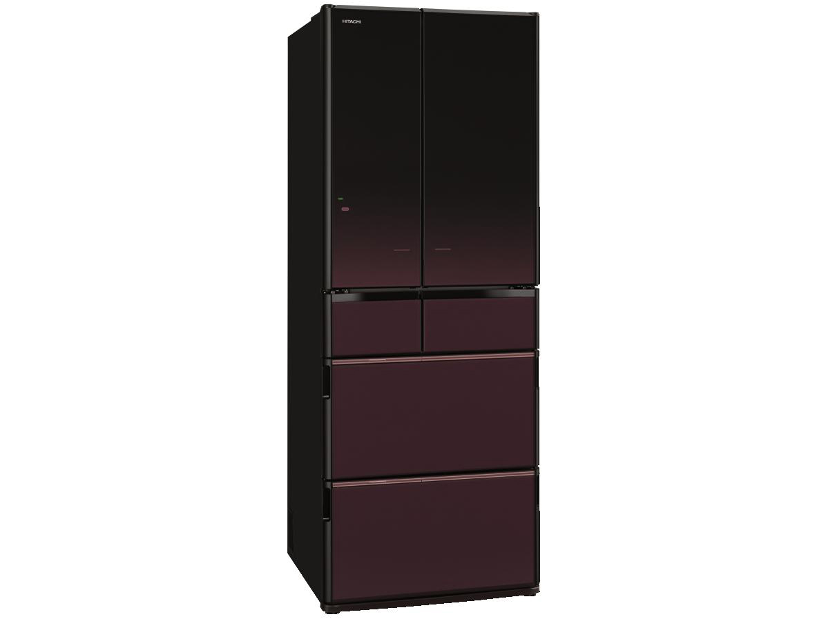 日立 HITACHI R-X5700F 中古美品 6ドア クリスタルミラー 日立 HITACHI