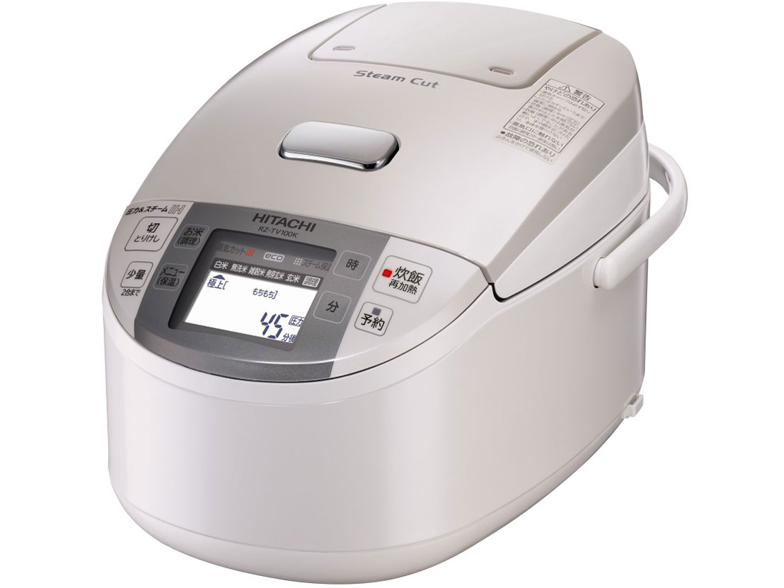 日立 蒸気カット 極上炊き 圧力&スチーム RZ-TV100K 価格比較 - 価格.com