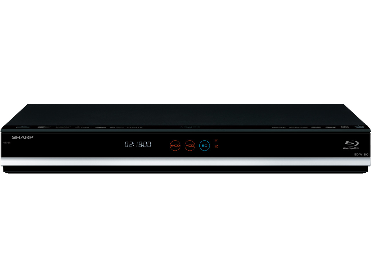 シャープ AQUOSブルーレイ BD-W1800 [ブラック系] 価格比較 - 価格.com