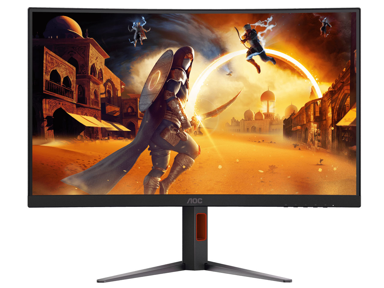 モニタ形状:曲面型(湾曲型) AOCのPCモニター・液晶ディスプレイ 比較