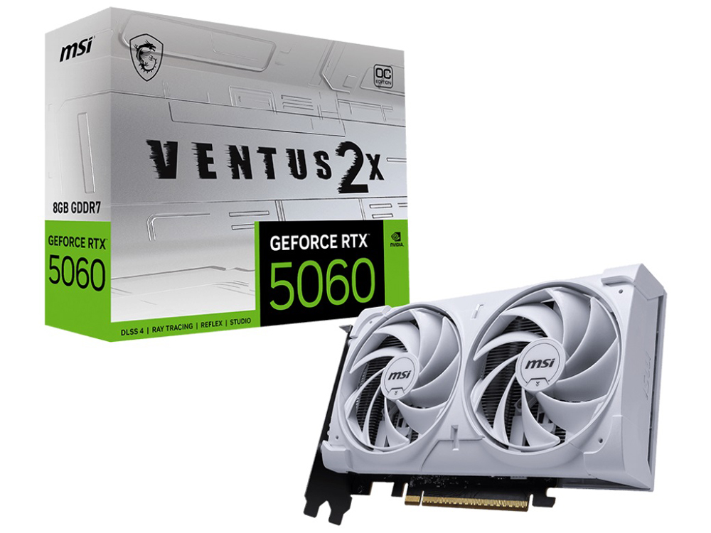 MSI GeForce RTX 5060 8G VENTUS 2X OC WHITE [PCIExp 8GB] 価格比較