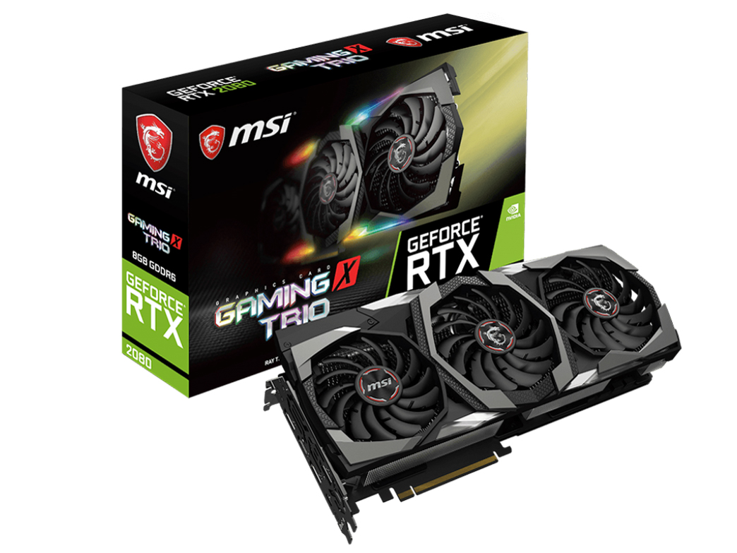 MSI GeForce RTX 2080 GAMING X TRIO [PCIExp 8GB] 価格比較 - 価格.com