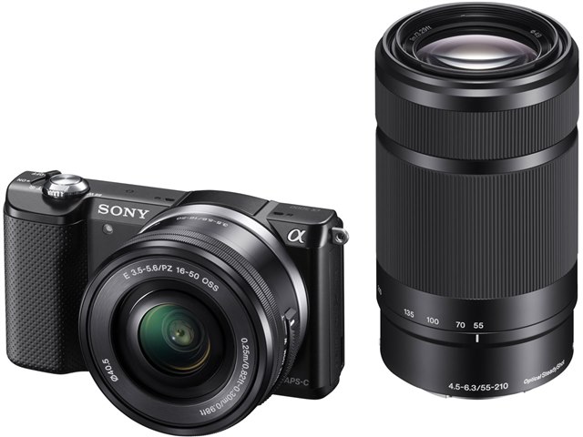 α5000 ILCE-5000Y ダブルズームレンズキット [ブラック]の製品画像
