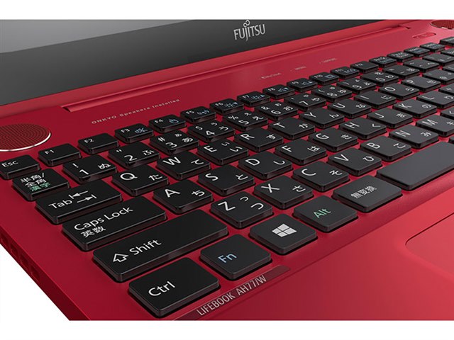 FMV LIFEBOOK AH77/W FMVA77WR [ガーネットレッド]の製品画像 - 価格.com