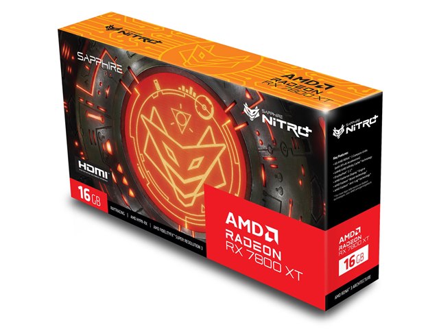SAPPHIRE NITRO+ Radeon RX 7800 XT GAMING OC 16GB GDDR6 [PCIExp