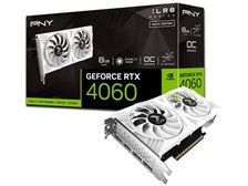 PNY GeForce RTX 4060 8GB XLR8 Gaming OC DUAL FAN White Edition