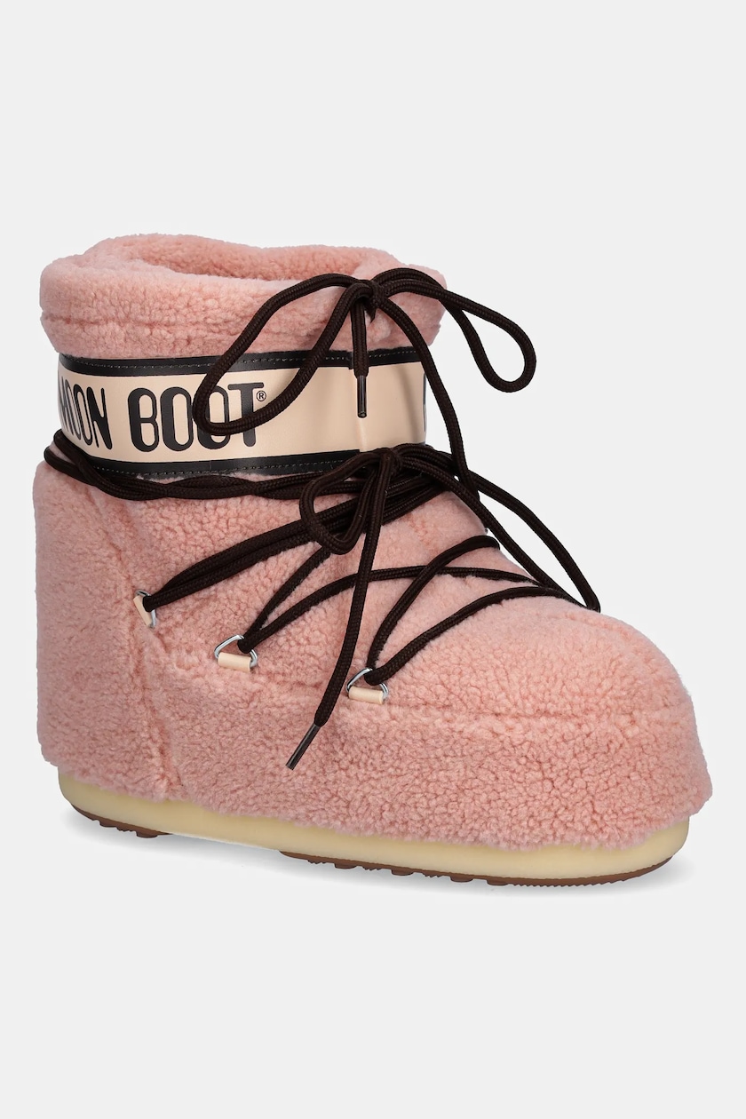 Moon Boot snow boots MB ICON NYLON pink color 80D1400440 J001 at