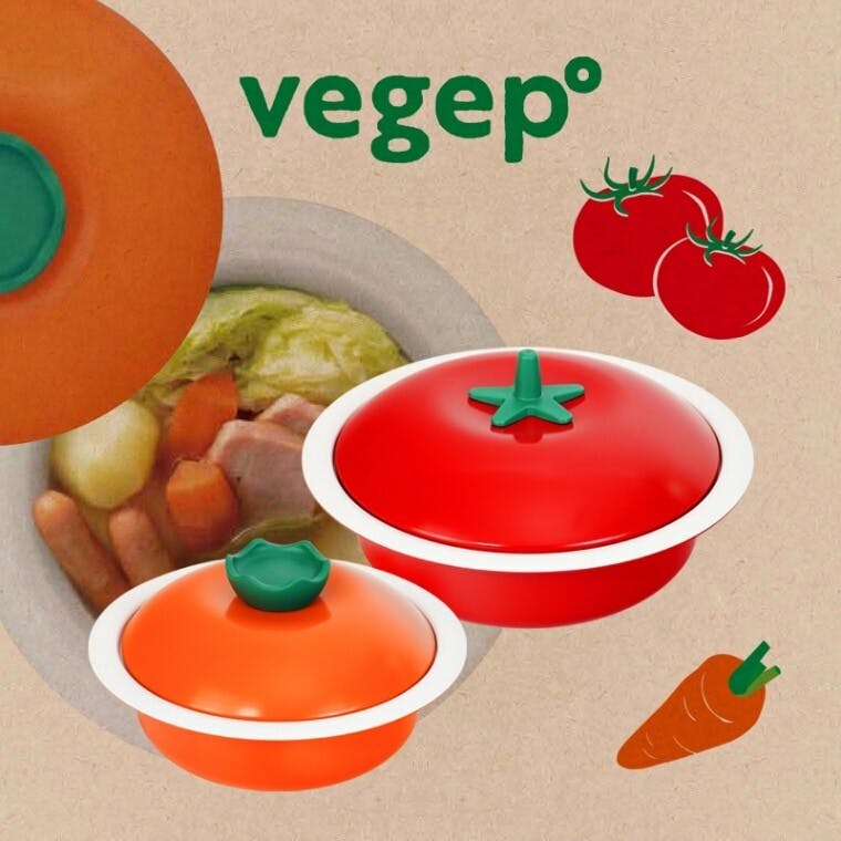 ベジポ IH対応 卓上鍋 20cm にんじん RB-3223 野菜のカタチ 可愛いお鍋