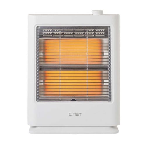 シィーネット 電気ストーブ 石英管ヒーター ホワイト CDEM106WH | 空調