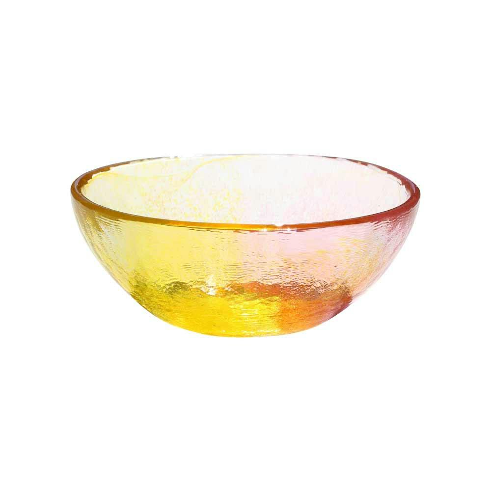 空のいろどり ボウル 江戸硝子 藍花【ボウル ガラス 食器 ガラスボウル