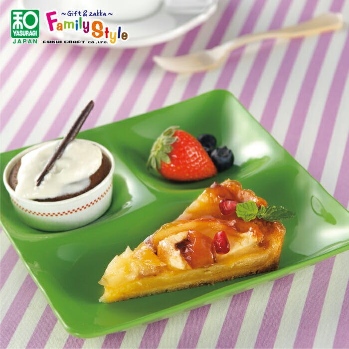 two half plate 福井クラフト スクエア ワンプレート 皿 小分け【食器