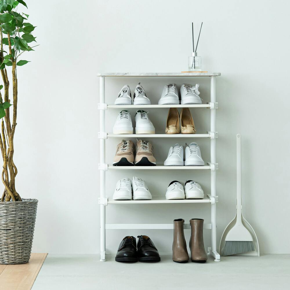 花柄キッチン収納上置きラック 【2枚扉】 【送料込み】 ＃53329 flife