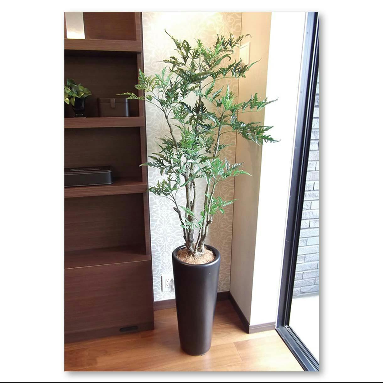 フェイクグリーン ポリシャス H約160cm 鉢付き / 観葉植物 フェイク