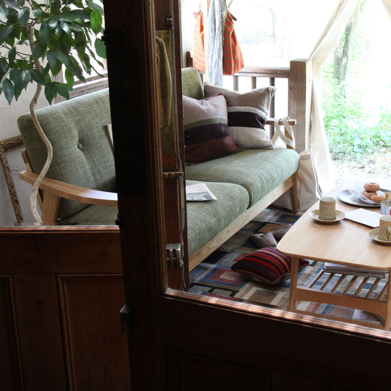 北欧テイスト 木製フレームソファ 2人掛け バッスム RTO-921 - impress