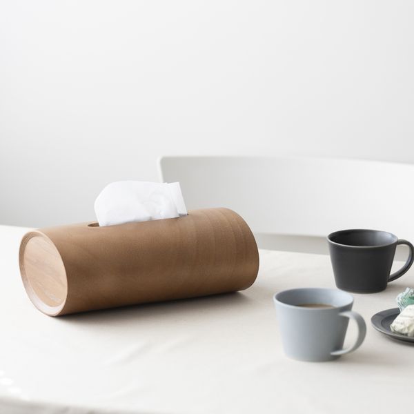 BUNACO/ティッシュボックス SWING Slim -ブナの木のしなやかさを活かし