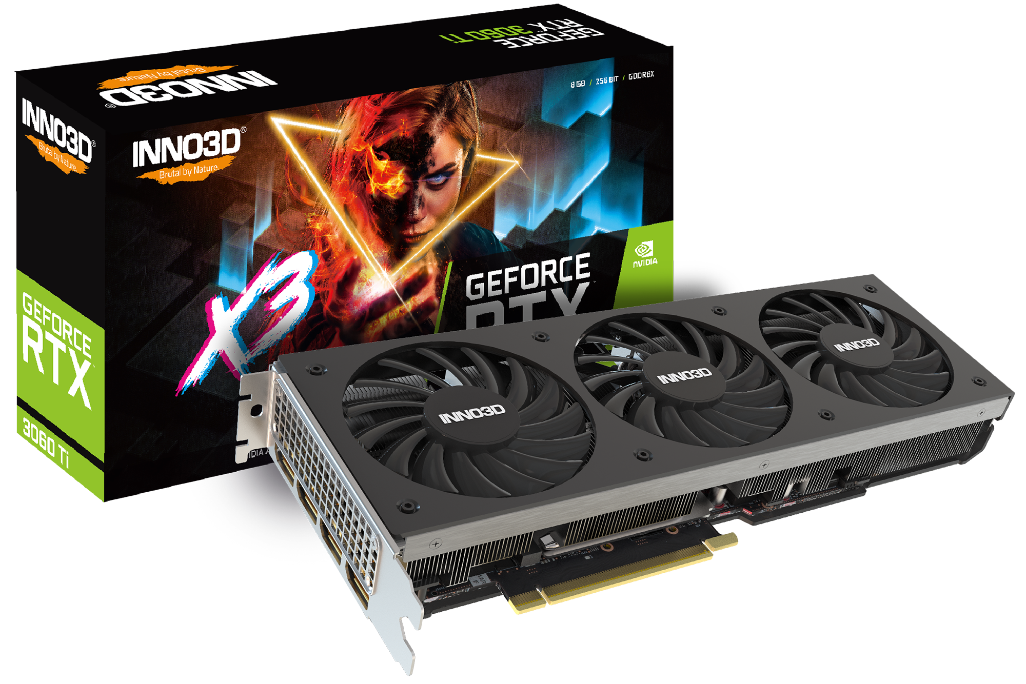 INNO3D GEFORCE RTX™ 3060 TI GDDR6X X3 OC | INNO3D - GRAPHICS CARDS