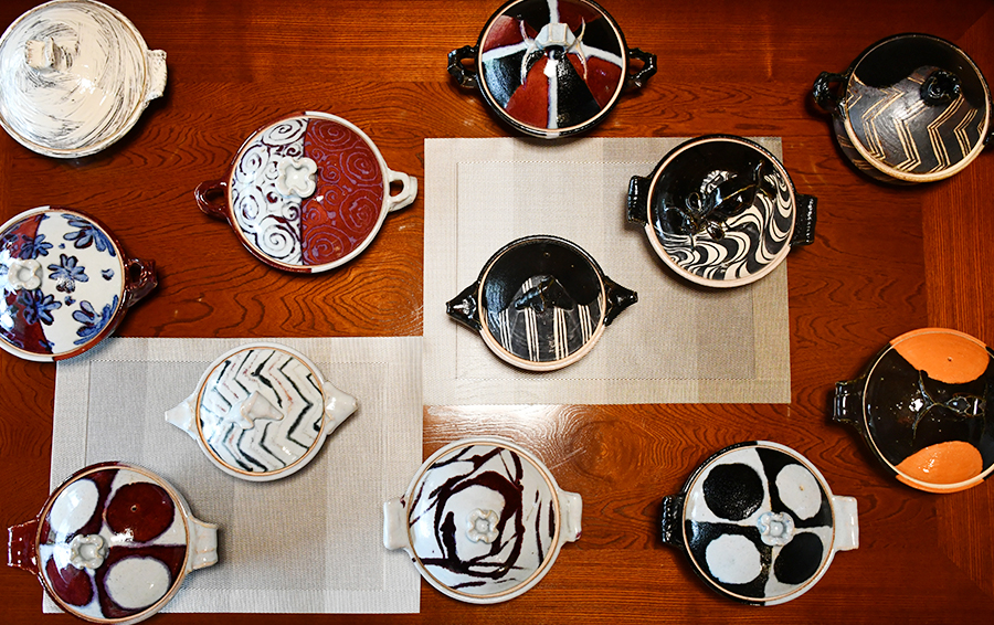 一人用キャセロール土鍋 | 稲葉直人 伊賀焼土鍋と器｜三重県伊賀市土鍋作家