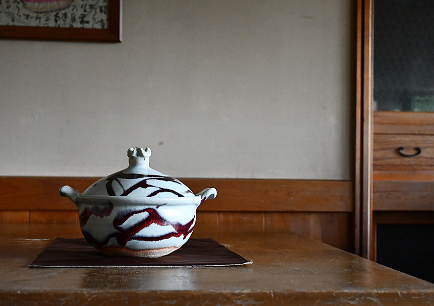 一人用キャセロール土鍋 | 稲葉直人 伊賀焼土鍋と器｜三重県伊賀市土鍋作家