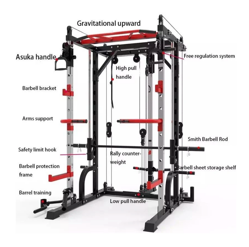 DLVR4 Smith Machine w/ Cable Crossover System – Instant Gym Solutions