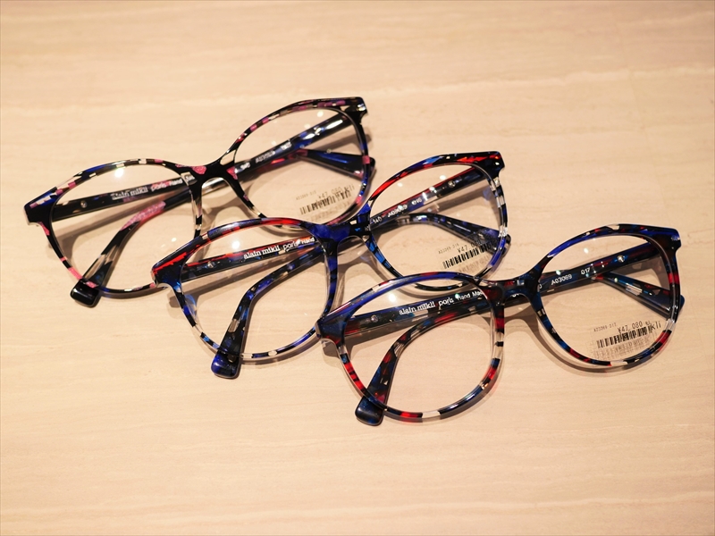 新作】alain mikli（アラン ミクリ）の芸術的なカラーリングが魅力の