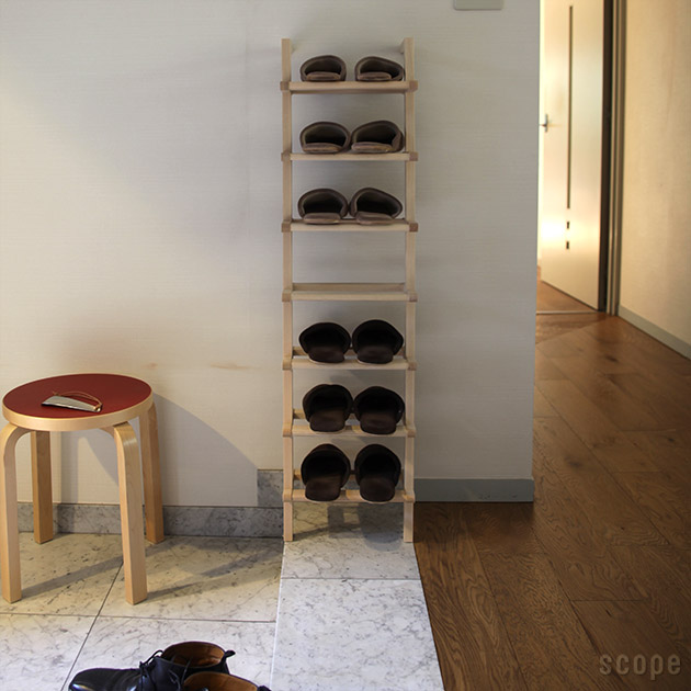 何にもない場所がお洒落なシューズラックになる！超人気のシューラック