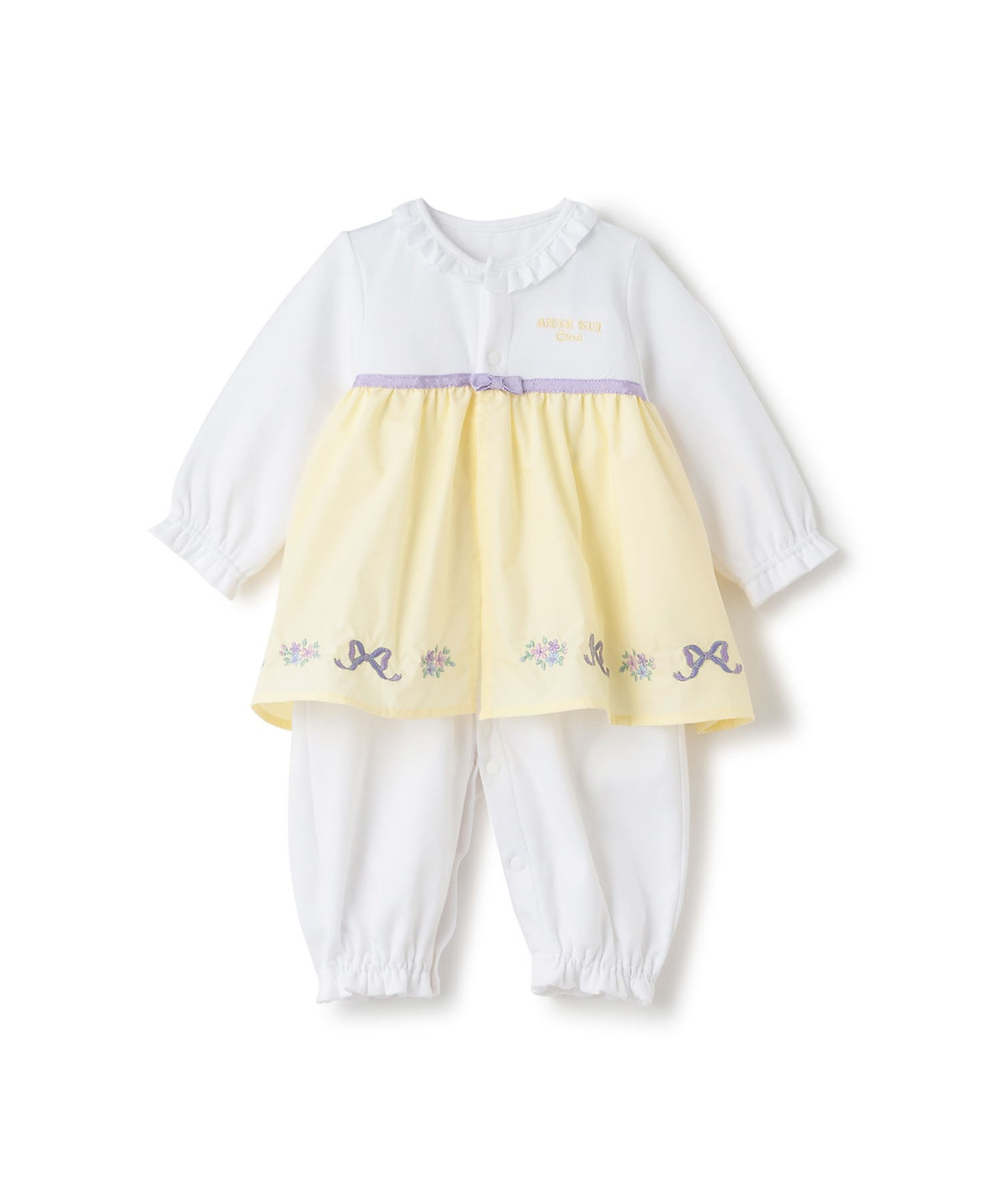 リボン花刺繍2WAYオール 7061501 | ANNA SUI mini