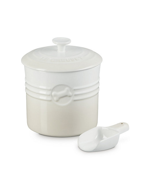 ル・クルーゼおまとめ】ペットフード・コンテナー（スクープ付き